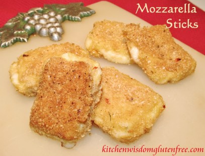 mozzarella sticks - w writing