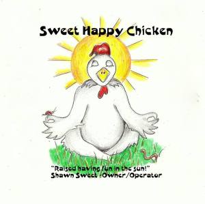 sweet happy farms label