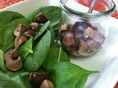 marinated mushrooms
