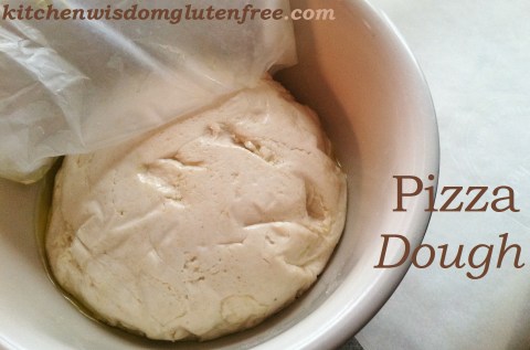 pizza dough w writing